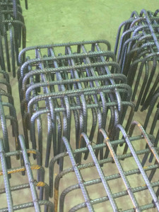Small Square Pile Cap Cages